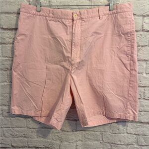 Vineyard Vines 42 Links Shorts Pink Cotton Chino Preppy mens golf 9” inseam